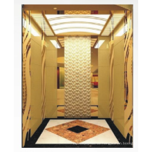 1350 kg MRL Home Lift mit goldenem Spiegelfinish
